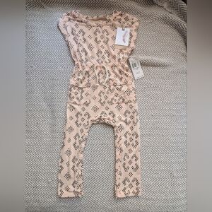 Jessica Simpson Pink Patterned Bodysuit